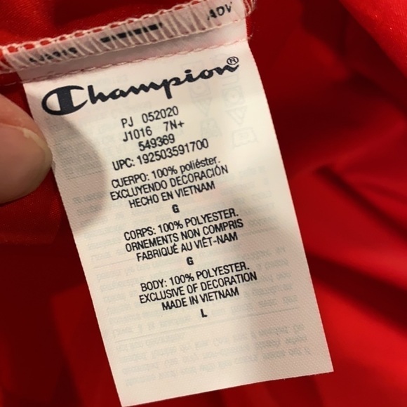 Champion Packable Windbreaker Patriotic - Picture 13 of 13